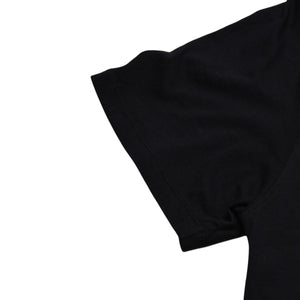 極美品 CHROME HEARTS クロムハーツ ポロシャツ 半袖シャツ シルバー金具 Sサイズ ブラック 黒 中古 4a001887
