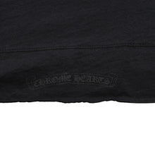 画像をギャラリービューアに読み込む, 極美品 CHROME HEARTS クロムハーツ ポロシャツ 半袖シャツ シルバー金具 Sサイズ ブラック 黒 中古 4a001887