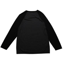 画像をギャラリービューアに読み込む, 新品未使用 クロムハーツ Y NOT 3 Cross Patch CH Logo Embroidery Raglan L/S T- Shirt 長袖シャツ ロンT ラグラン ブラック グレー バイカラー クロスパッチ 中古 4a001888