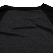 画像をギャラリービューアに読み込む, 新品未使用 クロムハーツ Y NOT 3 Cross Patch CH Logo Embroidery Raglan L/S T- Shirt 長袖シャツ ロンT ラグラン ブラック グレー バイカラー クロスパッチ 中古 4a001888