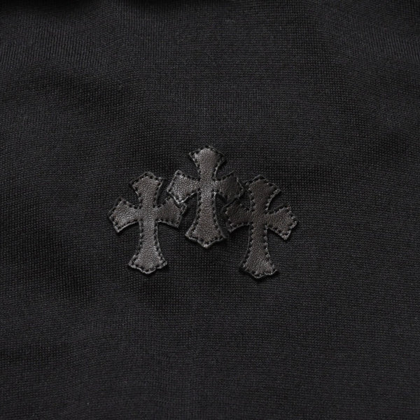 New and unused Chrome Hearts Y NOT 3 Cross Patch CH Logo Embroidery Raglan L/S T-Shirt Long Sleeve Shirt Long T Raglan Black Gray Bicolor Cross Patch Used 4a001888