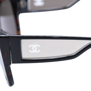 極美品 CHANEL シャネル Sunglasses サングラス Eyewear アイウェア 5429-A 55◻︎17 140 ブラック ブラウン 中古 4a001940