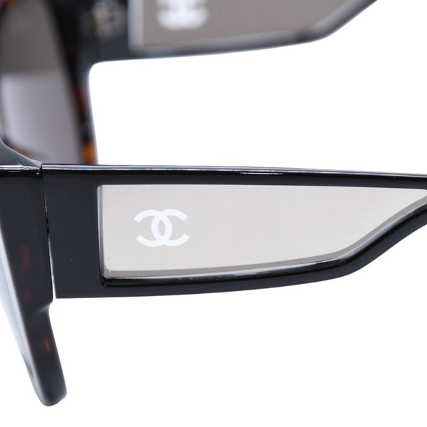 極美品 CHANEL シャネル Sunglasses サングラス Eyewear アイウェア 5429-A 55◻︎17 140 ブラック ブラウン 中古 4a001940