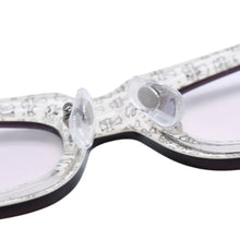 画像をギャラリービューアに読み込む, 極美品 CHROME HEARTS クロムハーツ DRILLED スクエアサングラス CWCカラー CHプラス BSフレア シルバー925 SV925 度入り6.0 クロス総柄 ブラック 中古 4a001889