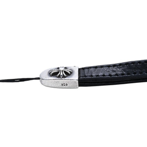 CHROME HEARTS PHONE STRAP Phone Strap Mobile Strap 2003/.925 Engraved CH Cross Silver 925 Good Condition Used 4a001907