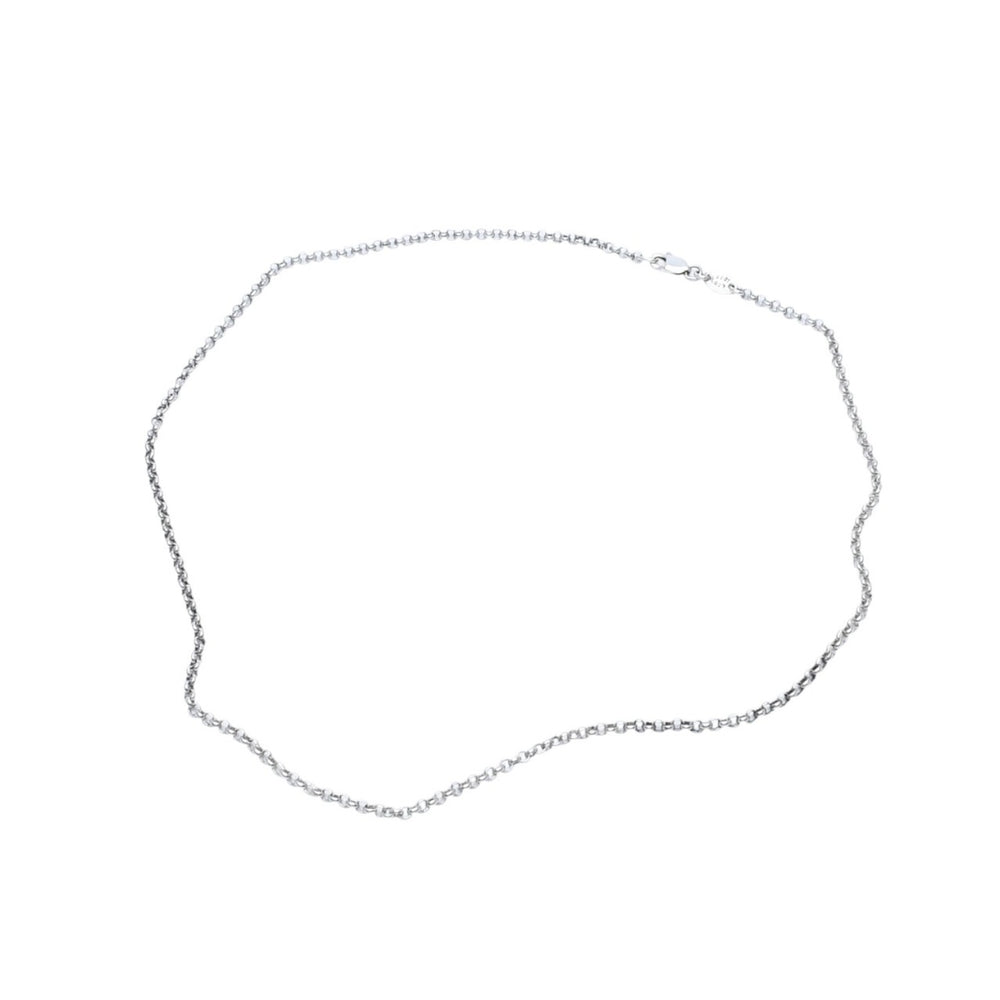 極美品 CHROME HEARTS クロムハーツ NECKCHAIN R16 ロールチェーンネックレス 16インチ 重量約4.61g シルバー925 中古 4a001906