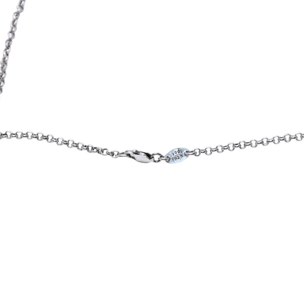 極美品 CHROME HEARTS クロムハーツ NECKCHAIN R16 ロールチェーンネックレス 16インチ 重量約4.61g シルバー925 中古 4a001906