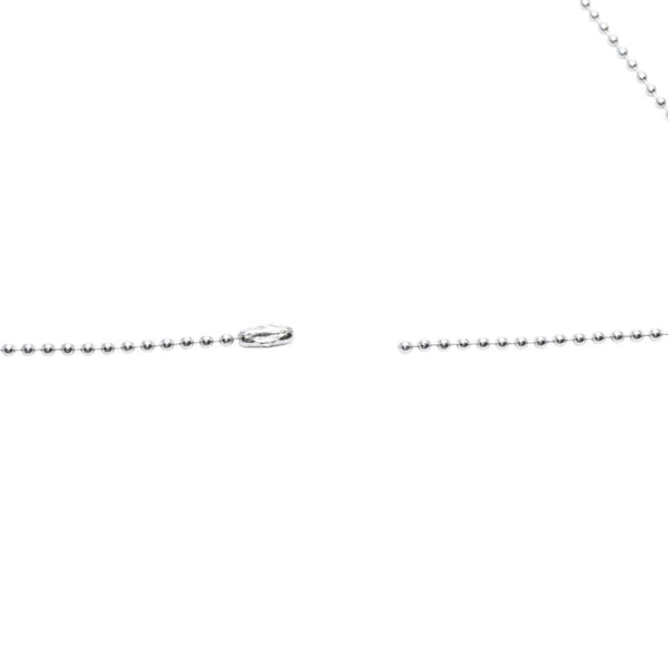 新品未使用 CHROME HEARTS クロムハーツ BALL CHAIN NECKLACE 30inch ボールチェーンネックレス 30インチ 重量8.53g 全長約76cm 中古 4a001899