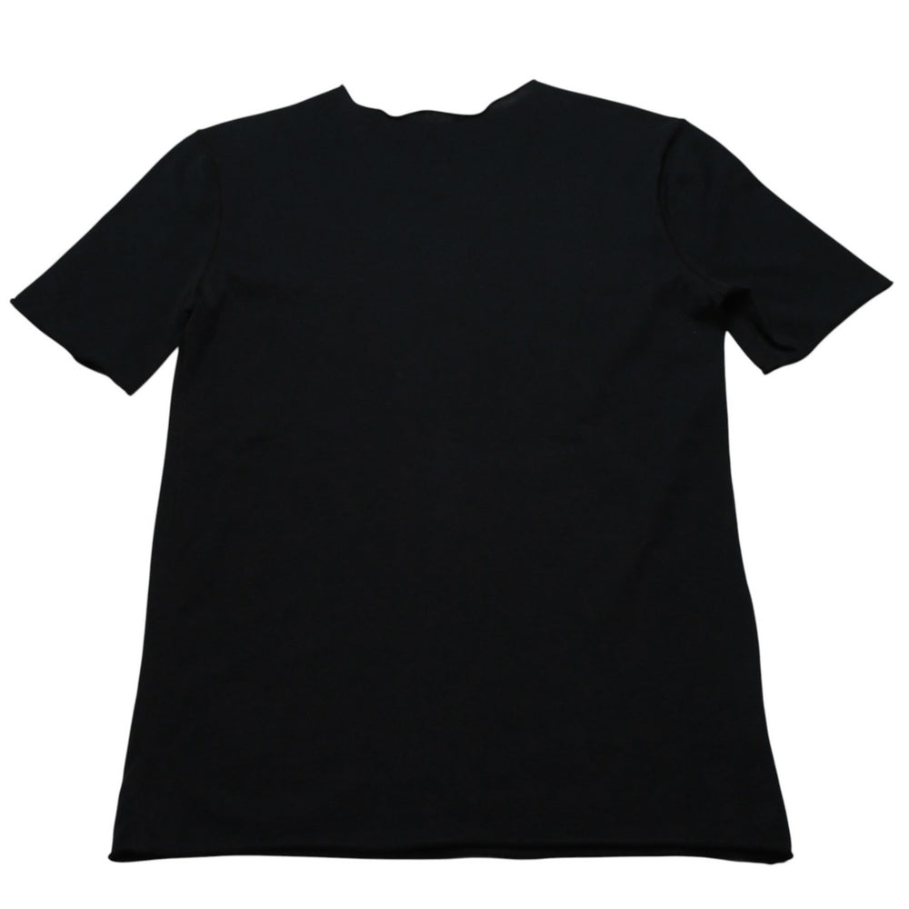 極美品 Lucian Pellat-Finet ルシアン・ペラフィネ ブラック ピンク Tシャツ スカル リーフ プリントTシャツ 中古 4a002146