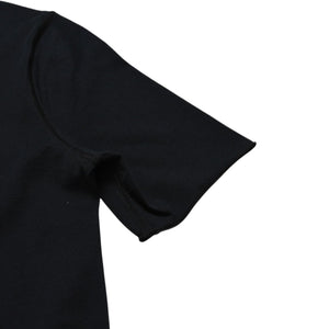 Very good condition Lucian Pellat-Finet Lucian Pellat-Finet Black Pink T-shirt Skull Leaf Print T-shirt Used 4a002146