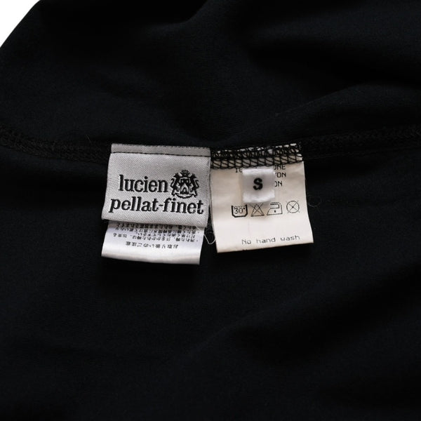 Very good condition Lucian Pellat-Finet Lucian Pellat-Finet Black Pink T-shirt Skull Leaf Print T-shirt Used 4a002146