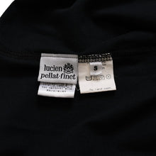 画像をギャラリービューアに読み込む, 極美品 Lucian Pellat-Finet ルシアン・ペラフィネ ブラック ピンク Tシャツ スカル リーフ プリントTシャツ 中古 4a002146