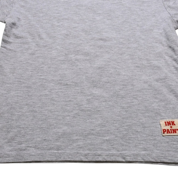 Disney ディズニー Mickey Mouse ミッキーマウス プリントTシャツ グレー ホワイト レッド イエロー サイズS 美品 中古 4a002144
