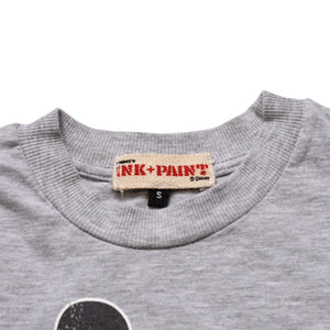Disney ディズニー Mickey Mouse ミッキーマウス プリントTシャツ グレー ホワイト レッド イエロー サイズS 美品 中古 4a002144