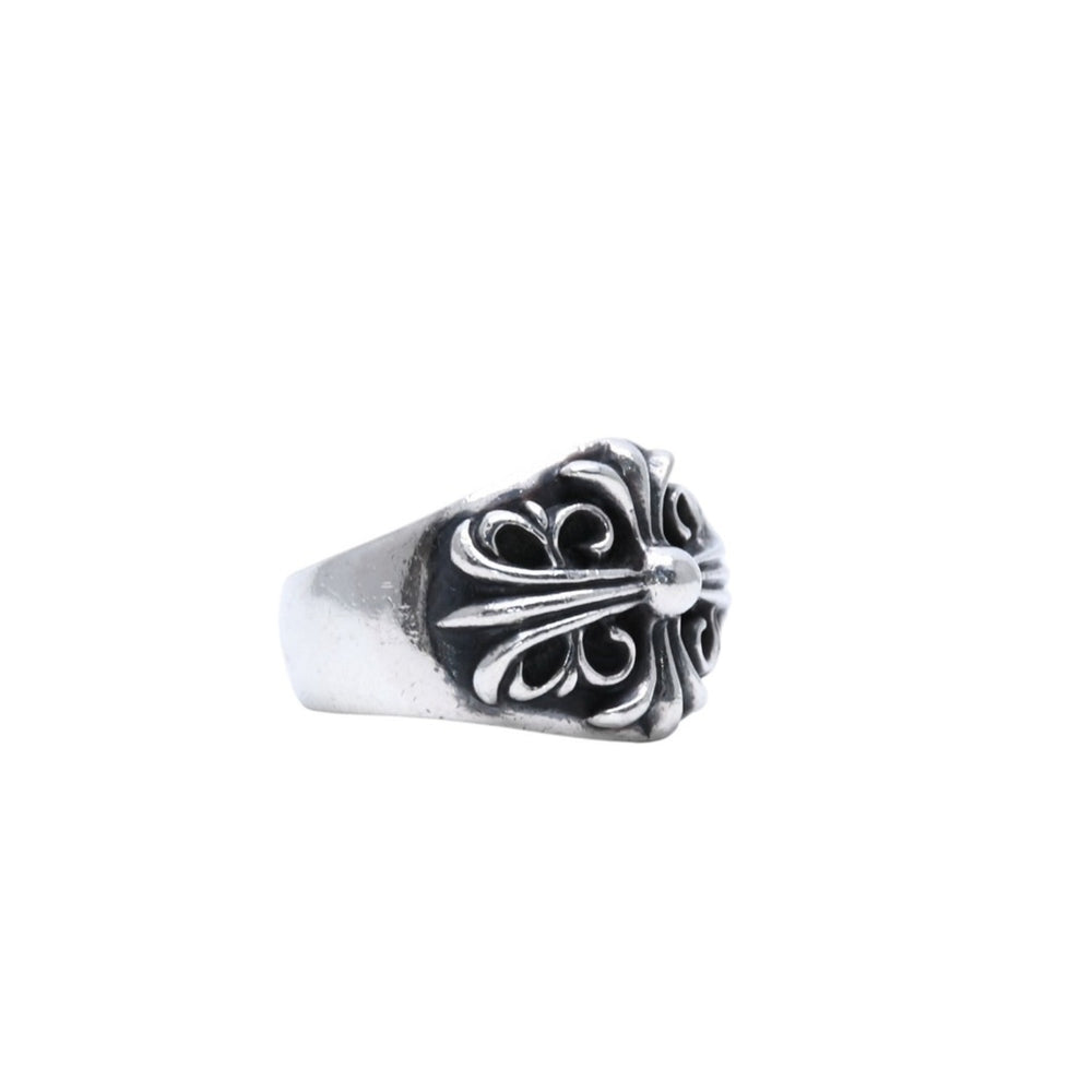 CHROME HEARTS KEEPER Keeper Ring Weight Approx. 20.91g 1992/Sterling Engraved Size 26 Sterling Silver Good Condition Used 4a001897