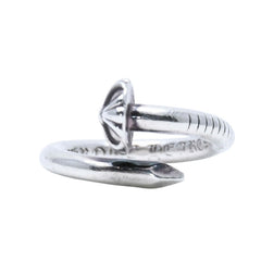 CHROME HEARTS クロムハーツ ネイルリング クロスボール 重量5.84g サイズ12号 SV925 シルバー925 指輪 アクセサリー 美品 中古 4a001895