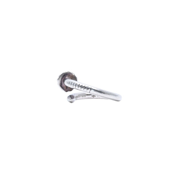 CHROME HEARTS クロムハーツ ネイルリング クロスボール 重量5.84g サイズ12号 SV925 シルバー925 指輪 アクセサリー 美品 中古 4a001895