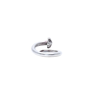 CHROME HEARTS クロムハーツ ネイルリング クロスボール 重量5.84g サイズ12号 SV925 シルバー925 指輪 アクセサリー 美品 中古 4a001895