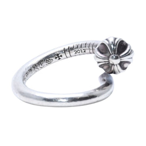 CHROME HEARTS クロムハーツ ネイルリング クロスボール 重量5.84g サイズ12号 SV925 シルバー925 指輪 アクセサリー 美品 中古 4a001895