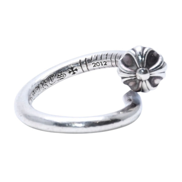 CHROME HEARTS クロムハーツ ネイルリング クロスボール 重量5.84g サイズ12号 SV925 シルバー925 指輪 アクセサリー 美品 中古 4a001895