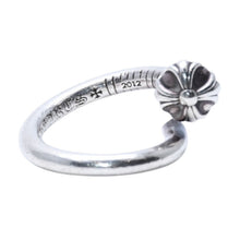 画像をギャラリービューアに読み込む, CHROME HEARTS クロムハーツ ネイルリング クロスボール 重量5.84g サイズ12号 SV925 シルバー925 指輪 アクセサリー 美品 中古 4a001895