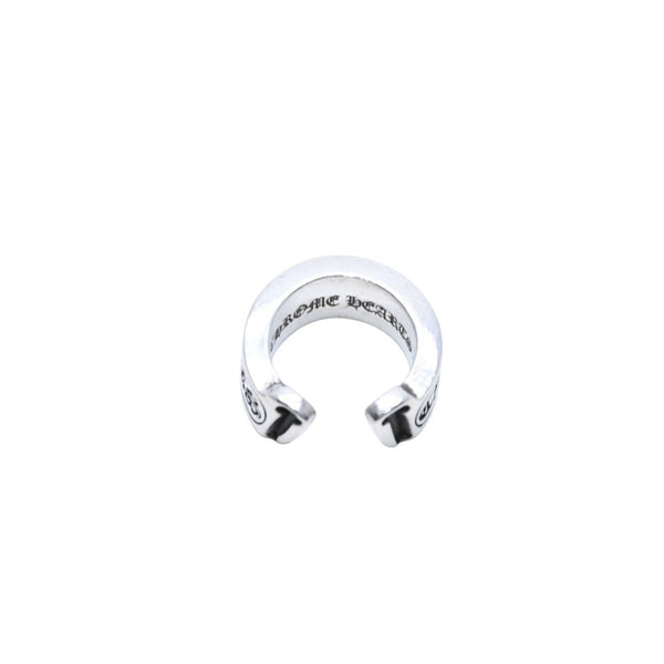 CHROME HEARTS LG SCROLL LABEL RING Large scroll label ring Weight approx. 10.53g Size 6 Silver 925 Good condition Used 4a001896
