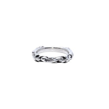 画像をギャラリービューアに読み込む, 極美品 CHROME HEARTS クロムハーツ スクロールバンドリング 重量約8.98g サイズ23号 1998.925刻印 シルバー925 中古 4a001901