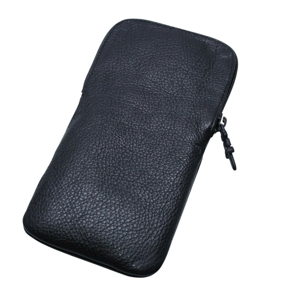 極美品 CHROME HEARTS クロムハーツ アイウェアケース メガネケース レザー ブラック CHプラスパッチ 中古 4a001894