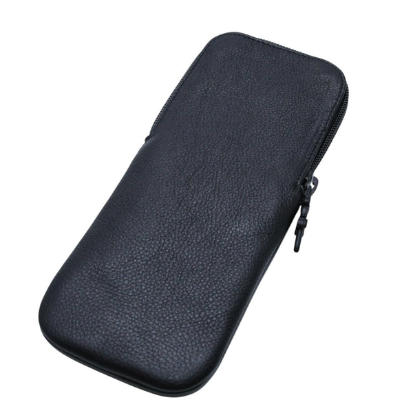 極美品 CHROME HEARTS クロムハーツ アイウェアケース メガネケース レザー ブラック CHプラスパッチ 中古 4a001891