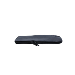 極美品 CHROME HEARTS クロムハーツ アイウェアケース メガネケース レザー ブラック CHプラスパッチ 中古 4a001891