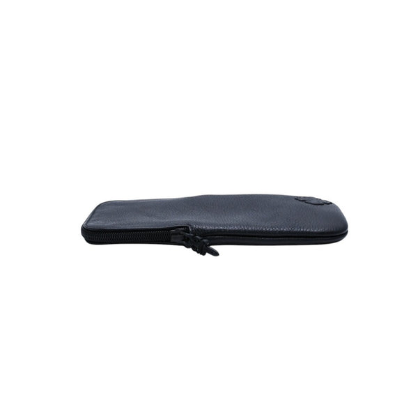 極美品 CHROME HEARTS クロムハーツ アイウェアケース メガネケース レザー ブラック CHプラスパッチ 中古 4a001891