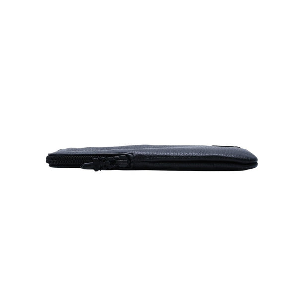 Very Good Condition CHROME HEARTS Eyewear Case Glasses Case Leather Black CH Plus Patch Used 4a001890