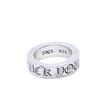 画像をギャラリービューアに読み込む, CHROME HEARTS クロムハーツ 6mm SPACER FUCKYOU 6mm スペーサーリング 指輪 重量約10.07g サイズ8.5号 美品 中古 4a001903