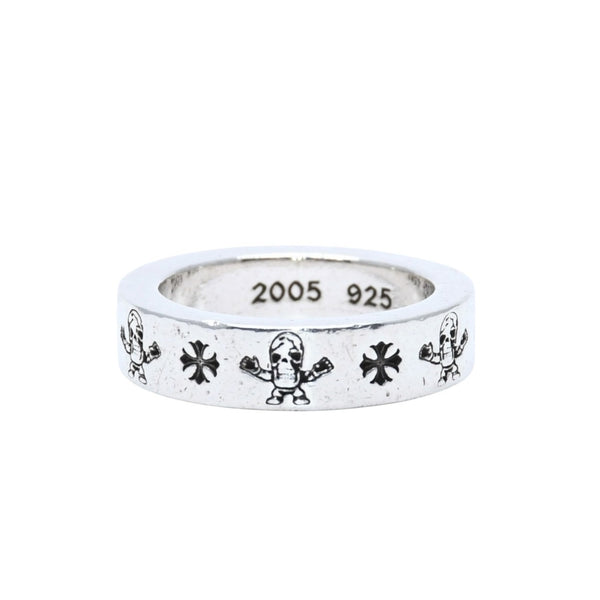CHROME HEARTS Chrome Hearts 6mm SPACER RING Spencer Harris Teeter Ring Weight 12.21g Size 19 Harris Teeter Good Condition Used 4a001902