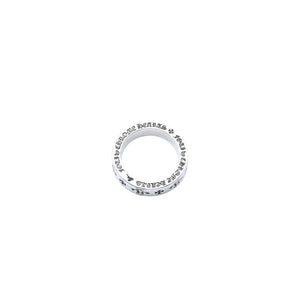 CHROME HEARTS Chrome Hearts 6mm SPACER RING Spencer Harris Teeter Ring Weight 12.21g Size 19 Harris Teeter Good Condition Used 4a001902