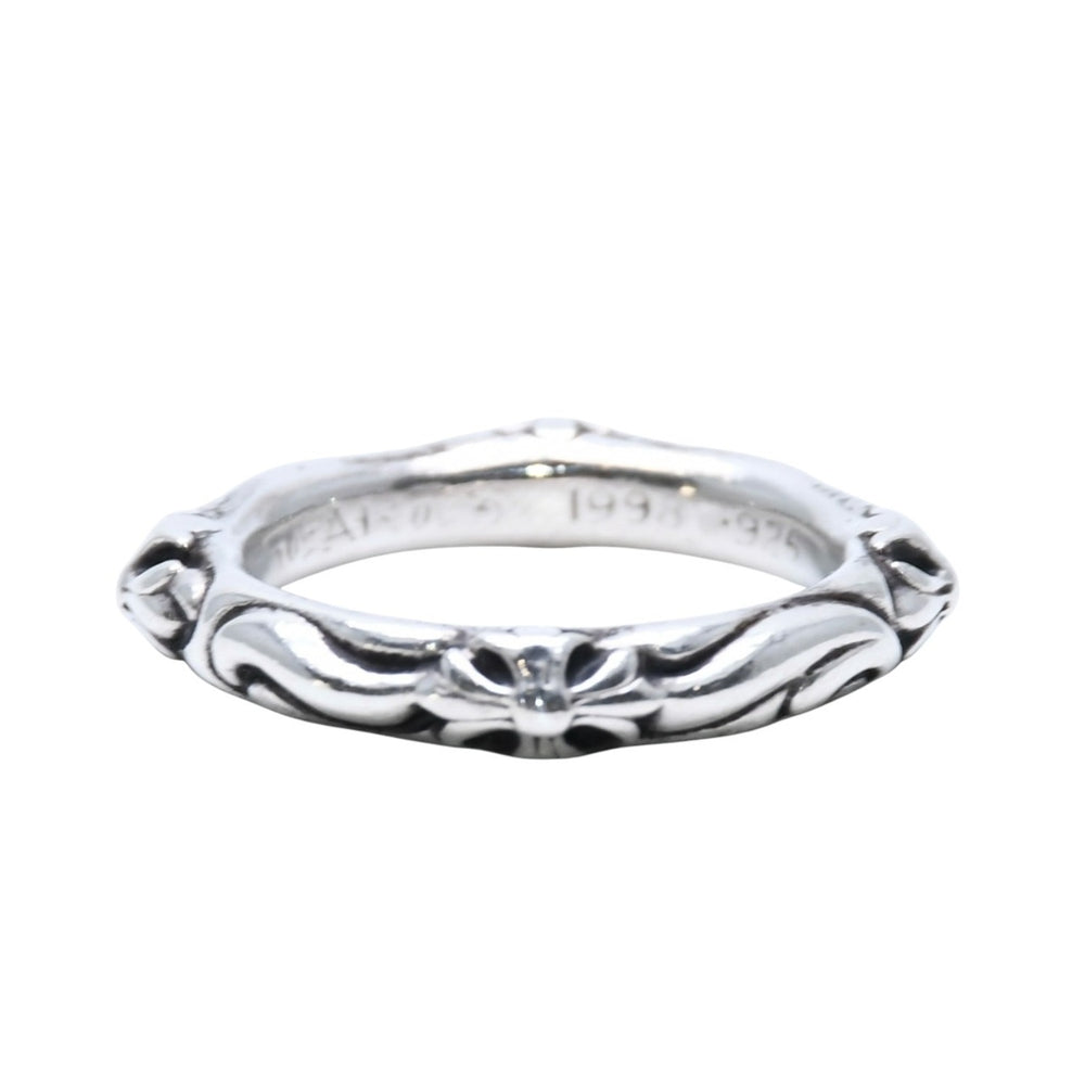 Very good condition CHROME HEARTS Scroll band ring Weight approx. 8.98g Size 23 Stamped 1998.925 Silver 925 Used 4a001901