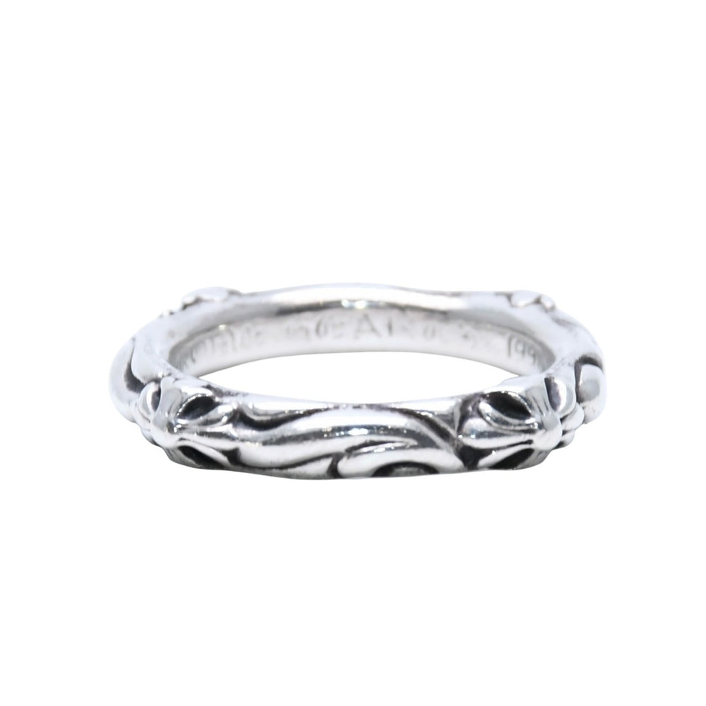 Very good condition CHROME HEARTS Scroll band ring Weight approx. 8.98g Size 23 Stamped 1998.925 Silver 925 Used 4a001901
