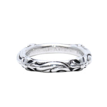 画像をギャラリービューアに読み込む, 極美品 CHROME HEARTS クロムハーツ スクロールバンドリング 重量約8.98g サイズ23号 1998.925刻印 シルバー925 中古 4a001901