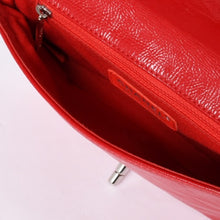 画像をギャラリービューアに読み込む, 極美品 CHANEL シャネル 11番台 チェーンショルダーバッグ Chain Shoulder Bag レッド Red シルバー金具 Silver 中古 4a001912