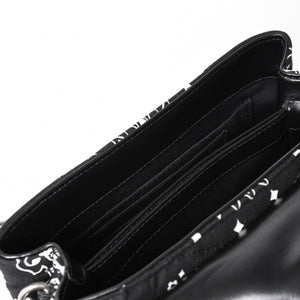 Very Good Condition SAINT LAURENT Toy Loulou Shoulder Bag Paisley Pattern Chevron Quilting YSL Logo Canvas Used 4a001934