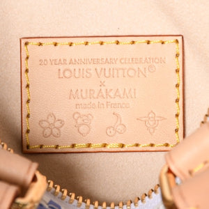 Like new LOUIS VUITTON Nano Speedy Handbag M13391 Monogram Multicolor White Takashi Murakami Used 4a001528