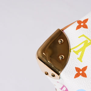 LOUIS VUITTON Speedy 30 Handbag M92643 Monogram Multicolor Takashi Murakami White Good Condition Used 4a001164