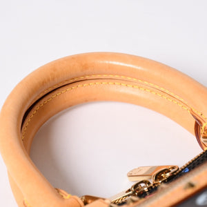 極美品 LOUIS VUITTON ルイヴィトン アルマPM ハンドバッグ M40444 モノグラム マルチカラー ブラック 村上隆 中古 4a002330