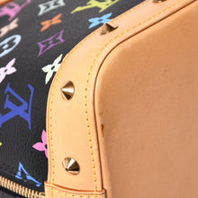 画像をギャラリービューアに読み込む, 極美品 LOUIS VUITTON ルイヴィトン アルマPM ハンドバッグ M40444 モノグラム マルチカラー ブラック 村上隆 中古 4a002330