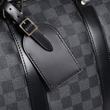 画像をギャラリービューアに読み込む, 極美品 LOUIS VUITTON ルイヴィトン ボストン キーポルバンドリエール45 ダミエグラフィット N41418 ブラック シルバー金具 4a001917