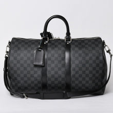 画像をギャラリービューアに読み込む, 極美品 LOUIS VUITTON ルイヴィトン ボストン キーポルバンドリエール45 ダミエグラフィット N41418 ブラック シルバー金具 4a001917