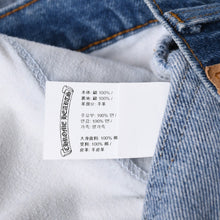画像をギャラリービューアに読み込む, 新品未使用 CHROME HEARTS クロムハーツ × Levi's リーバイス セメタリークロスパッチ デニムミニスカート サイズ25 11パッチ 中古 4a002040