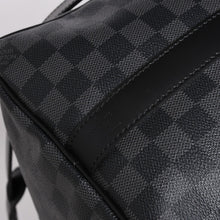 画像をギャラリービューアに読み込む, 極美品 LOUIS VUITTON ルイヴィトン ボストン キーポルバンドリエール45 ダミエグラフィット N41418 ブラック シルバー金具 4a001917