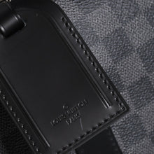 画像をギャラリービューアに読み込む, 極美品 LOUIS VUITTON ルイヴィトン ボストン キーポルバンドリエール45 ダミエグラフィット N41418 ブラック シルバー金具 4a001917