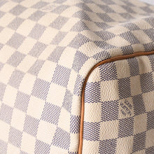 画像をギャラリービューアに読み込む, 極美品 LOUIS VUITTON ルイヴィトン ボストンバッグ N41429 キーポルバンドリエール55 ベージュ ダミエアズール 中古 4a001916